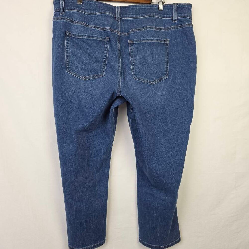 M Jeans by Maurices 22W Curvy High Rise Slim Straight Ankle - Picture 8 of 10